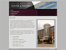 Tablet Screenshot of fosterlegal.com